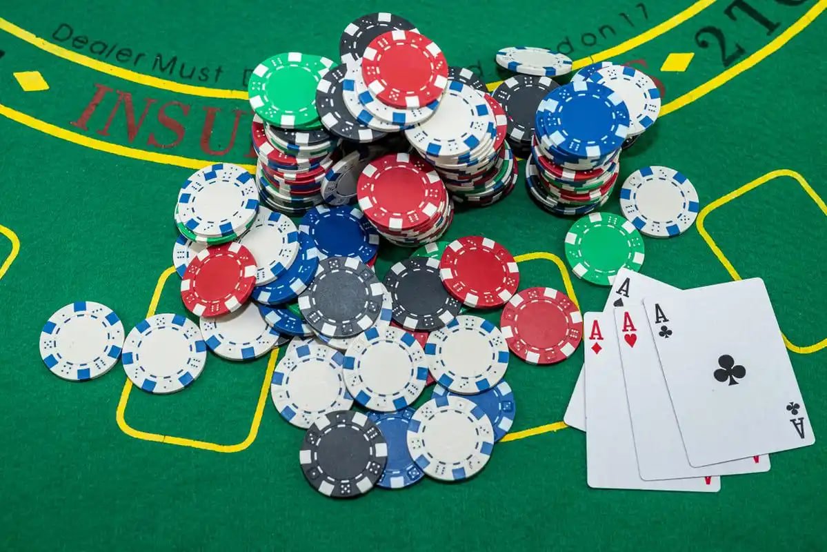 Live blackjack table with dealer and player seats displayed on mobile app